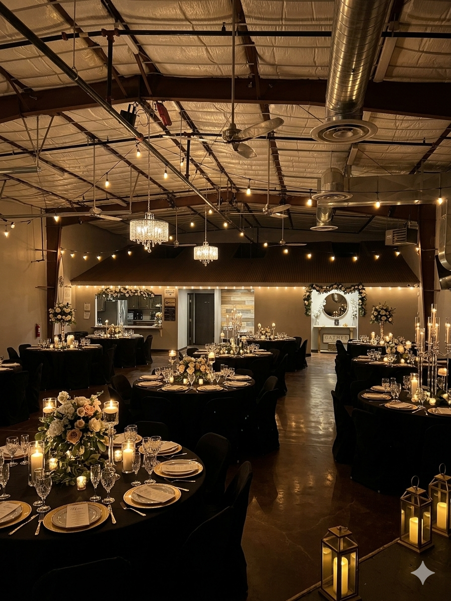 The Warehouse Event Center interior